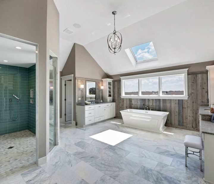 a modern bathroom remodeled by XG Remodeling